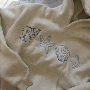 White Seashell Women’s Hoodie